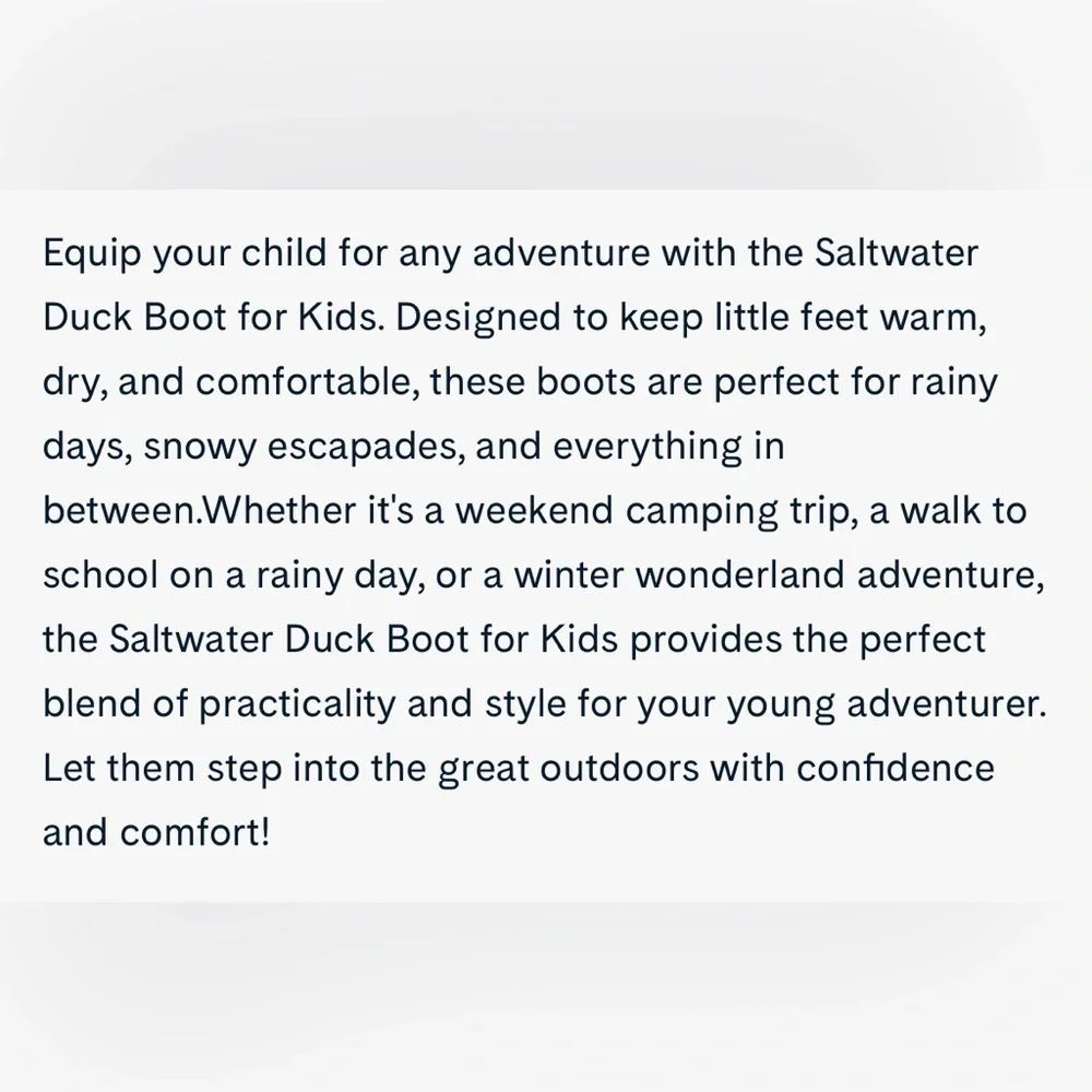 Sperry Saltwater Duck Boots 6